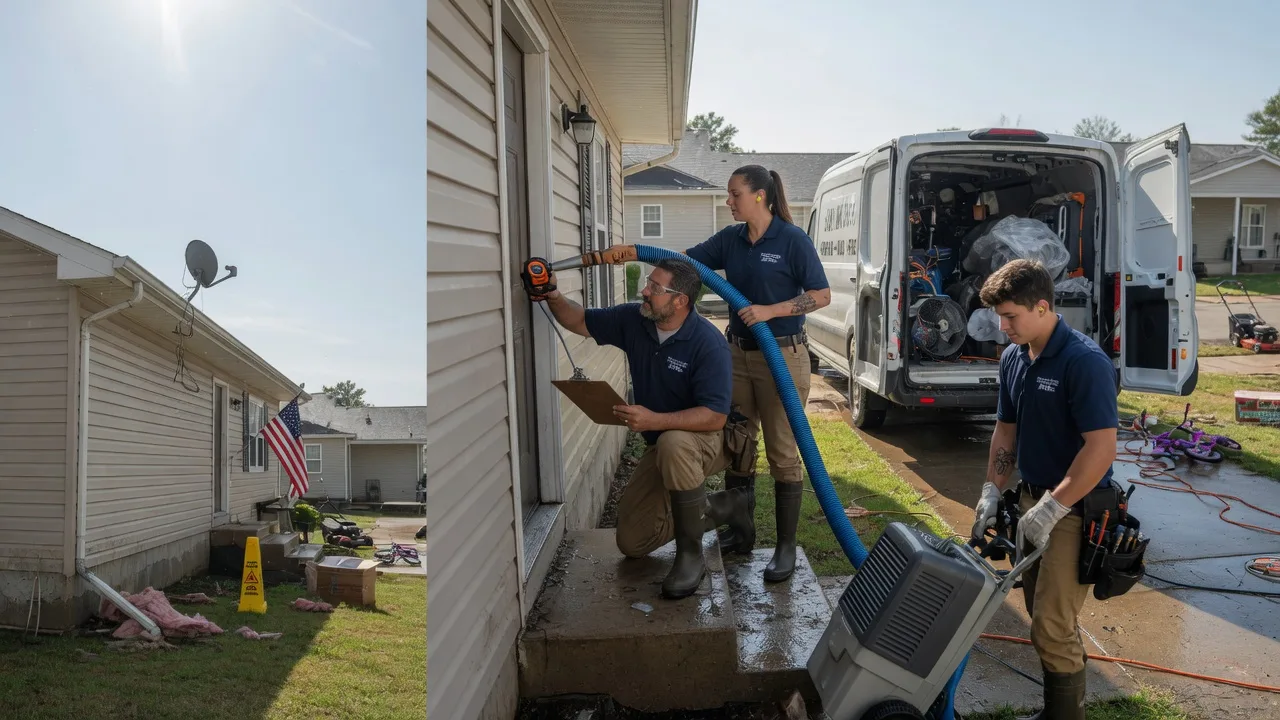 Ceiling Water Damage Restoration in Mitchell, IN near me